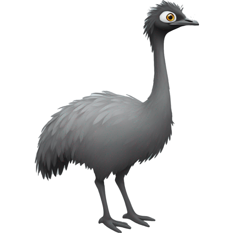 Emu full body emoji