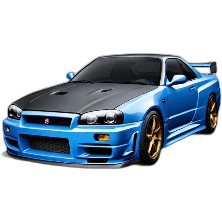 GTR r34 car emoji