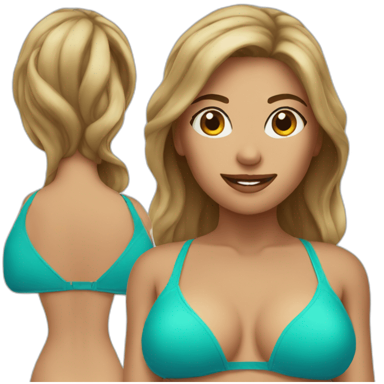 woman in bikini emoji