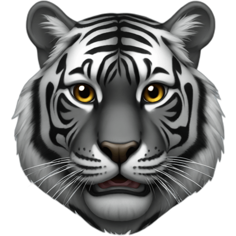 BLACK Tiger emoji