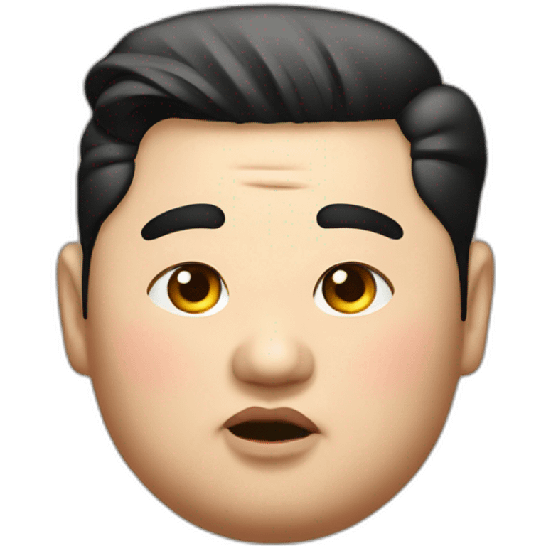 fat kim jung un emoji