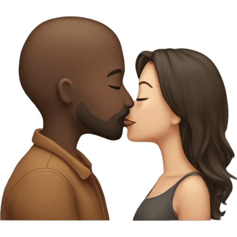 couple kissing emoji