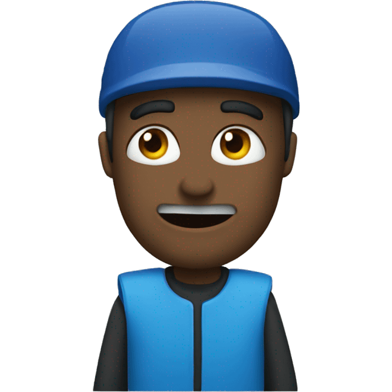 blue sledge emoji