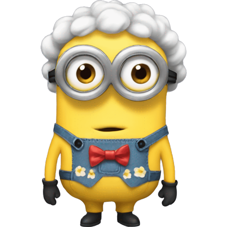 minion wearing bows emoji