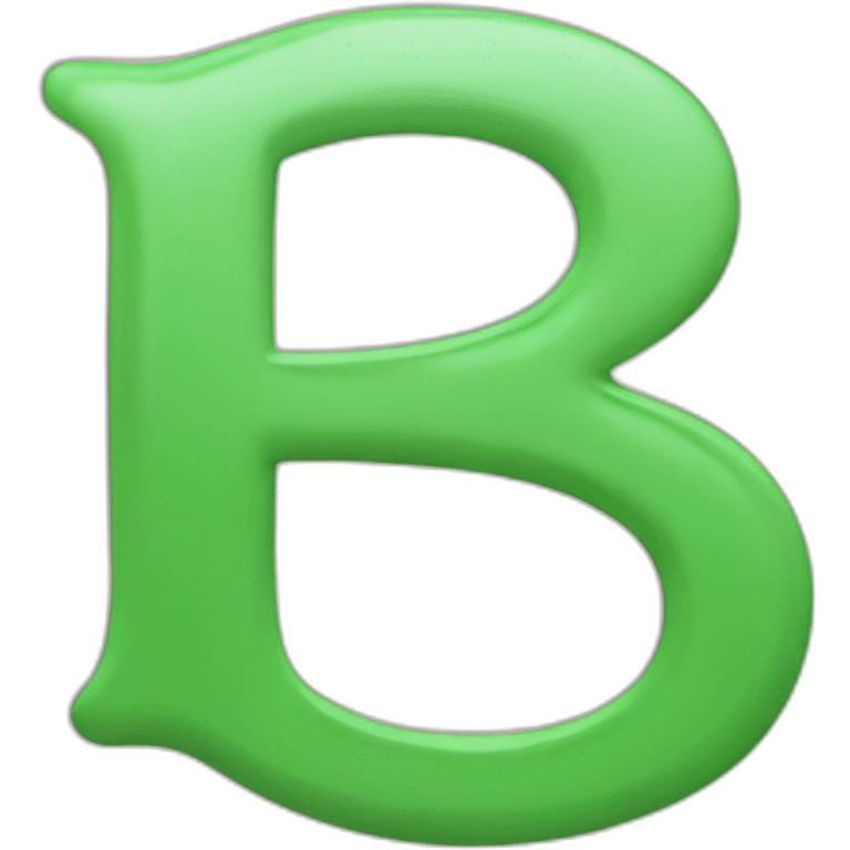 letters B I and G emoji