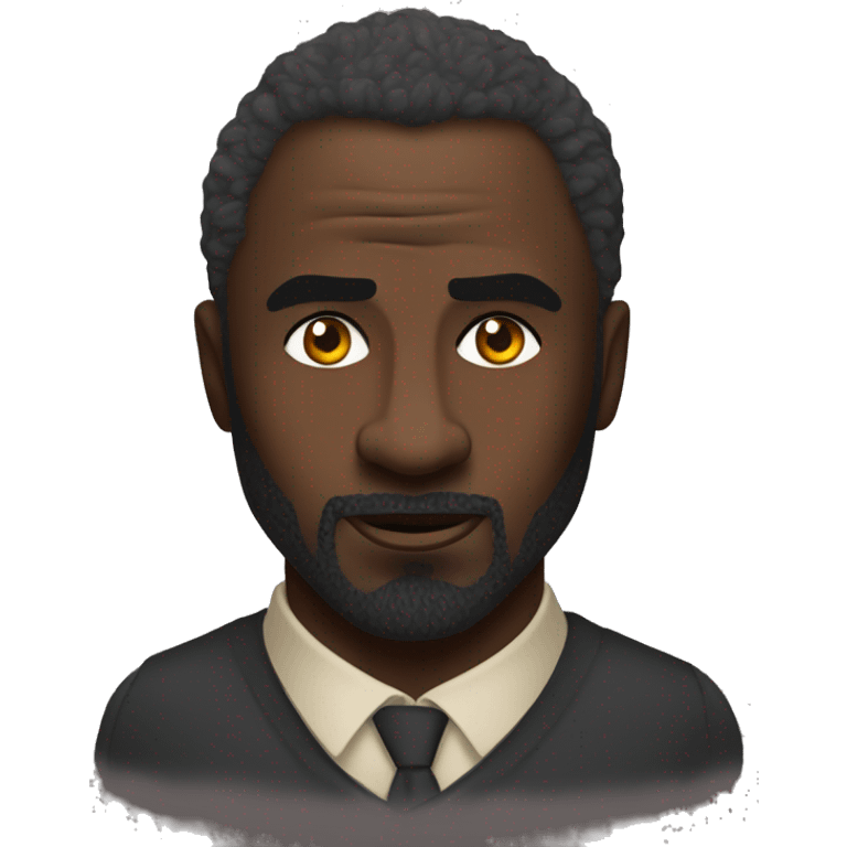 Idris Elba if he was a lion emoji