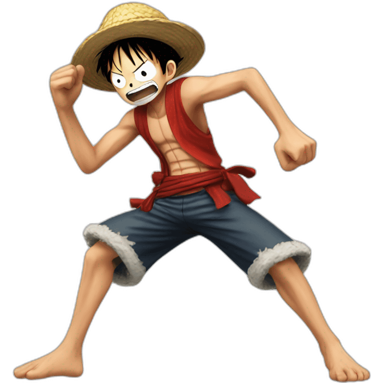 Luffy Fight emoji