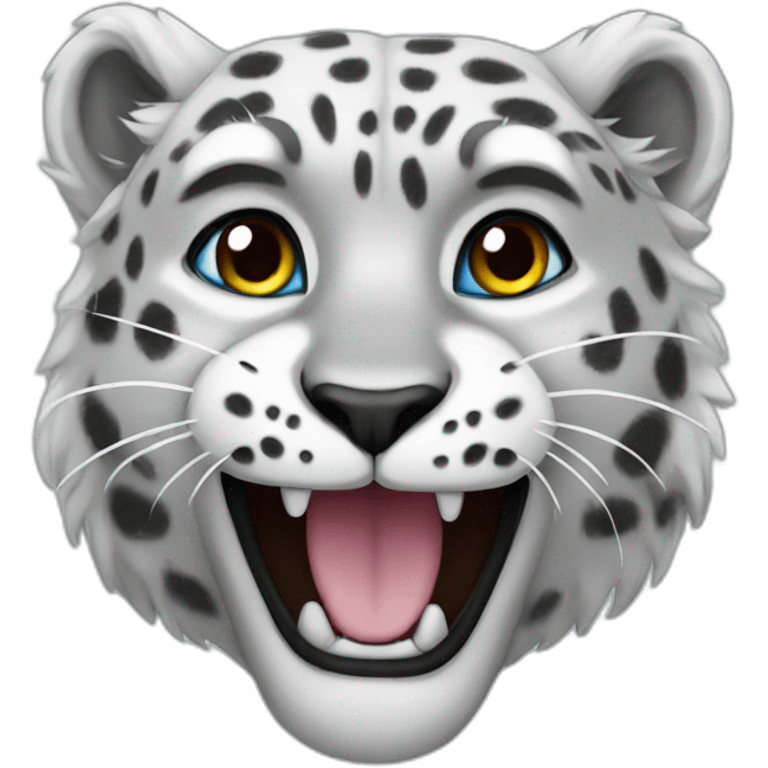 Snow leopard emoji