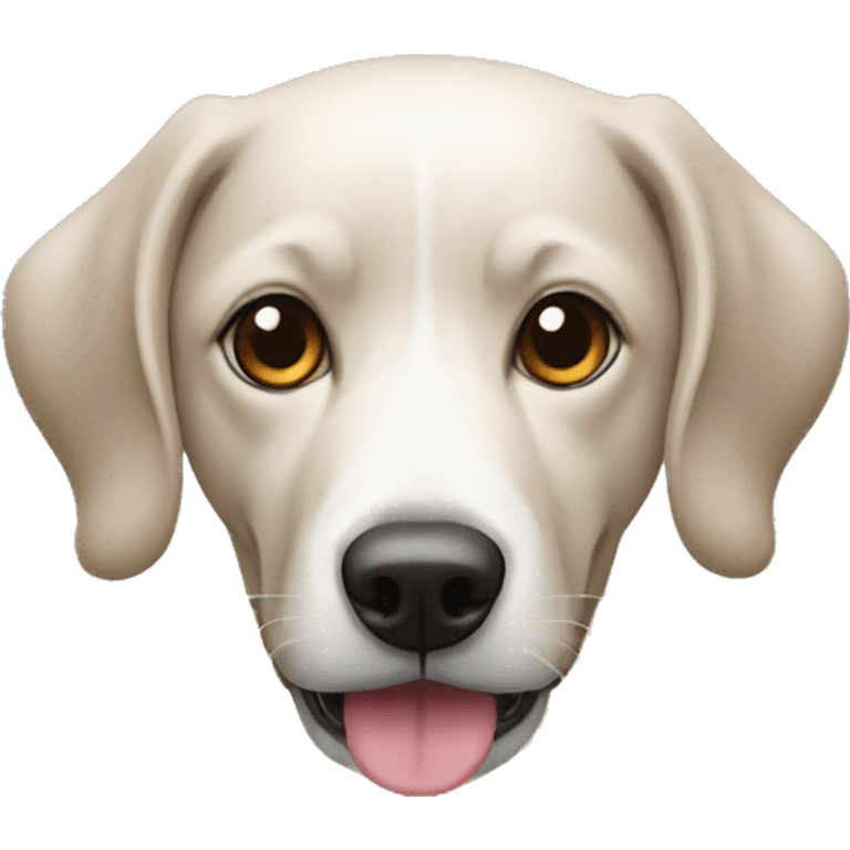 Un chien qui aboie emoji