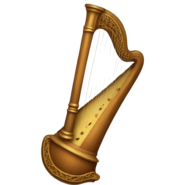 Old looking harp emoji