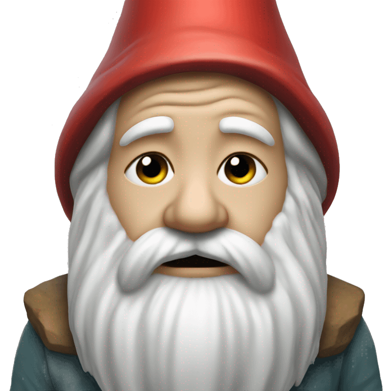 garden gnome very sad emoji