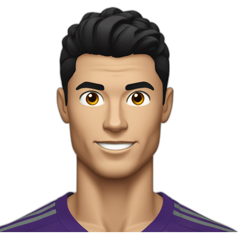 cristiano ronaldo black hair emoji