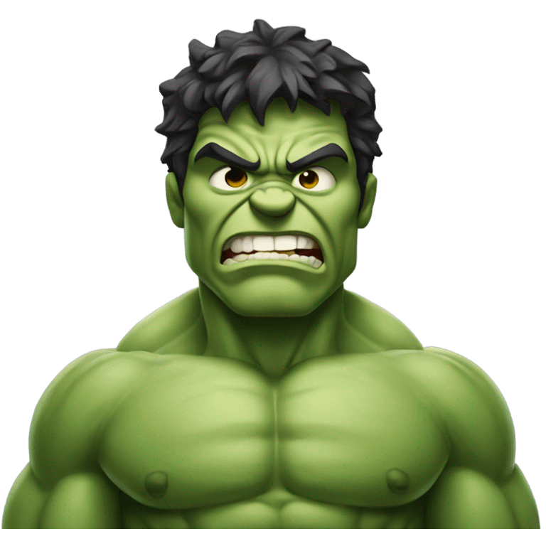 Hulk man  emoji