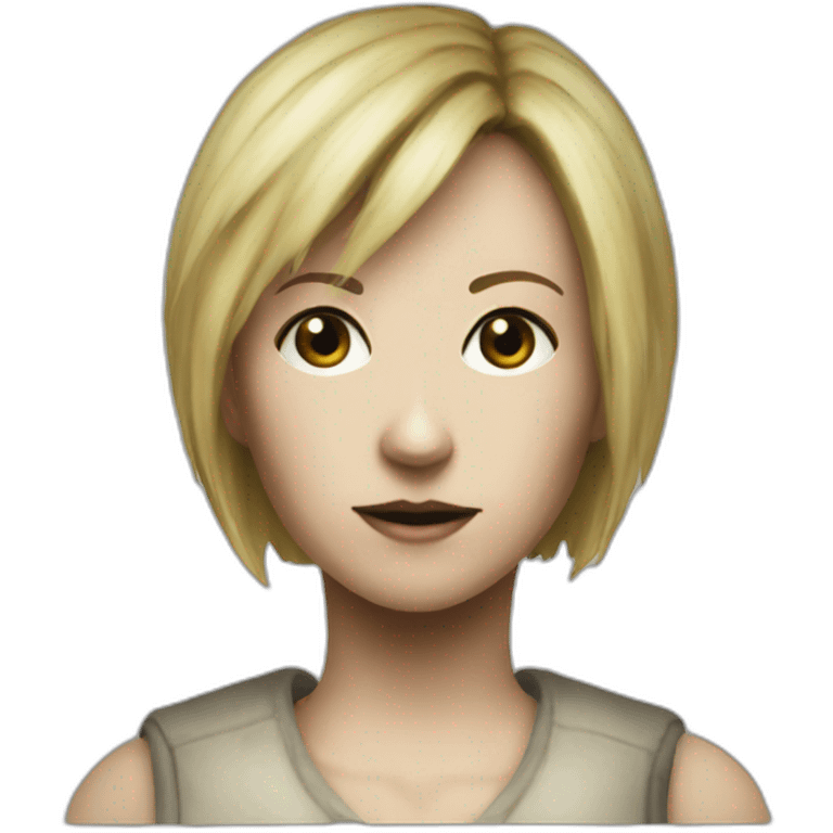 Heather Mason from Silent Hill 3 emoji