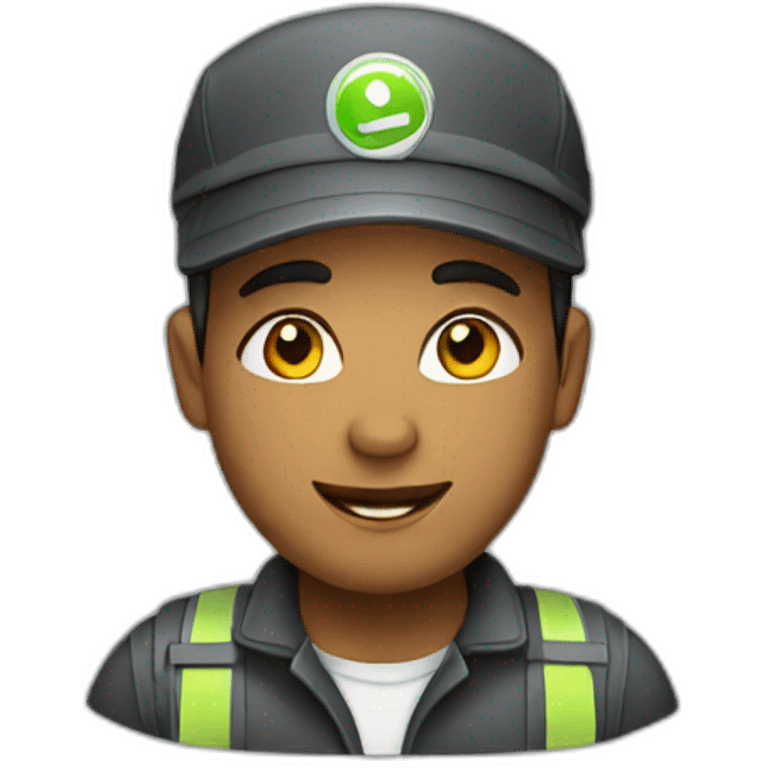 Airport worker emoji