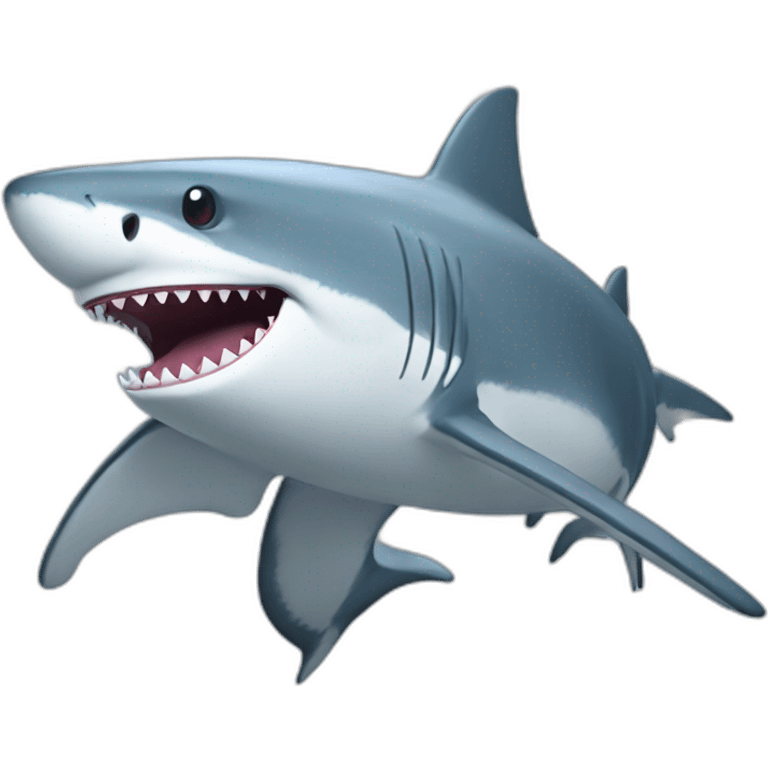 anthropomorpher shark emoji