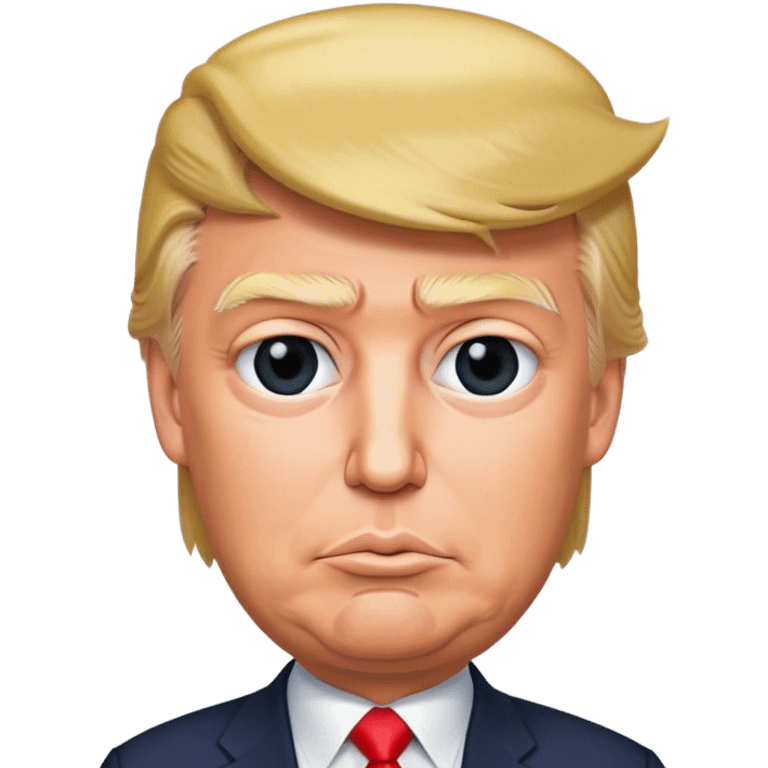 Donald  Trump hyperrealistic emoji