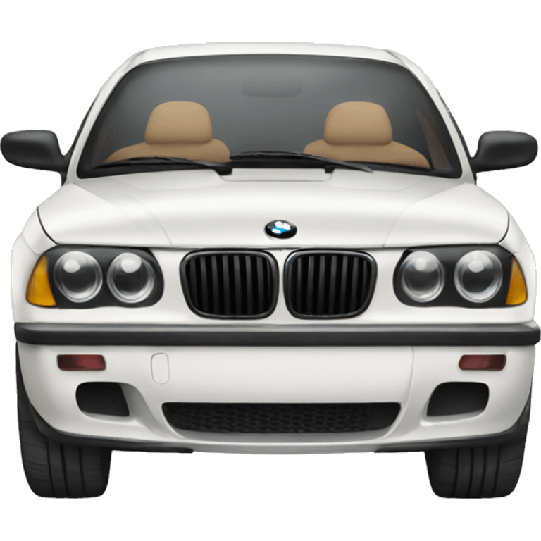 BMW with pop-up doors emoji