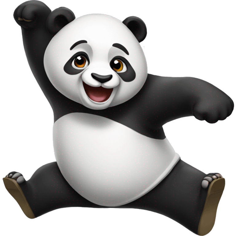 Dancing panda emoji