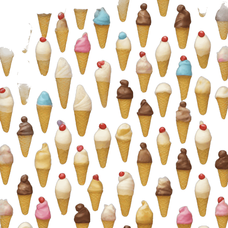 F1 ice cream emoji