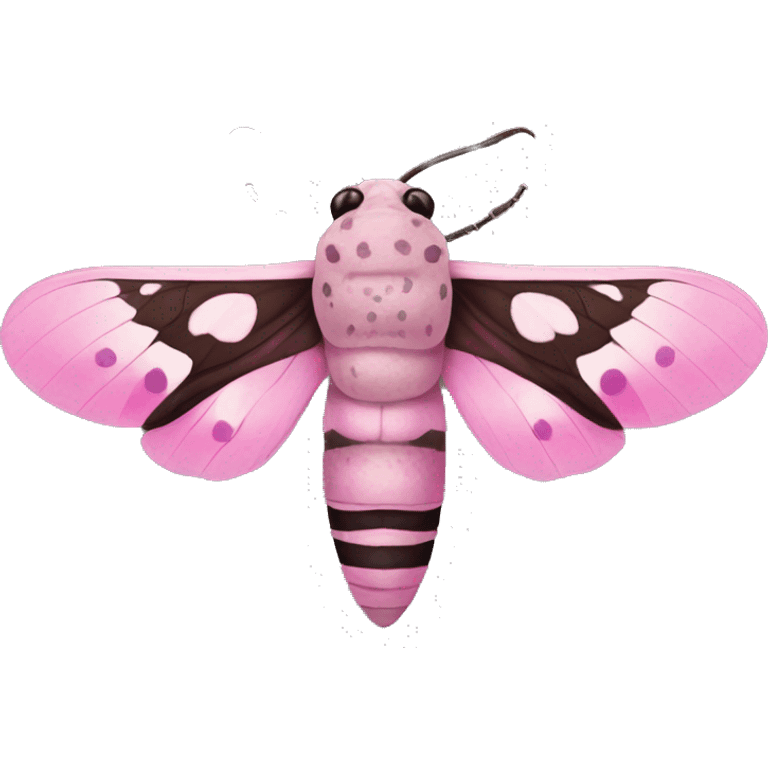 pink-spotted hawkmoth emoji