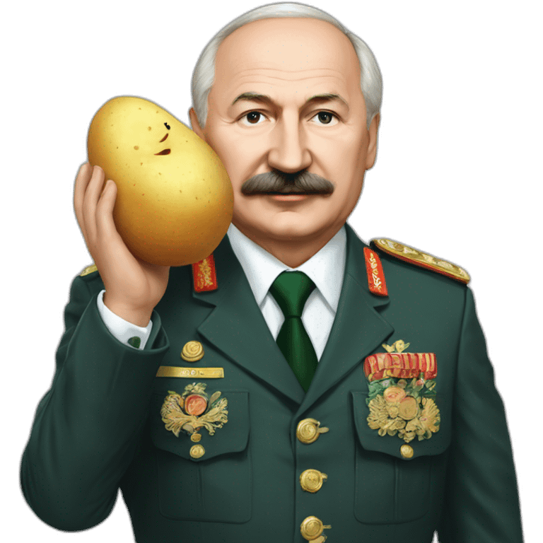 lukashenko with potato emoji