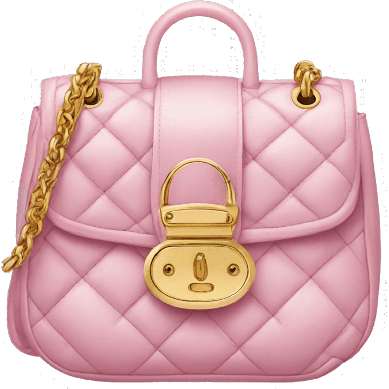 Pink dior bag emoji