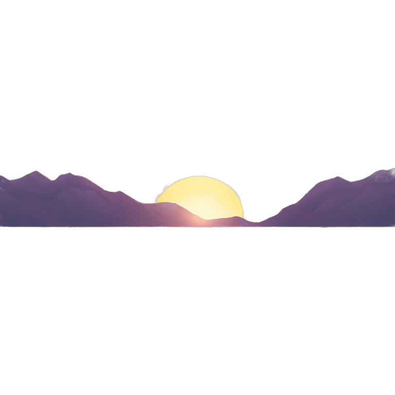 sunrise emoji