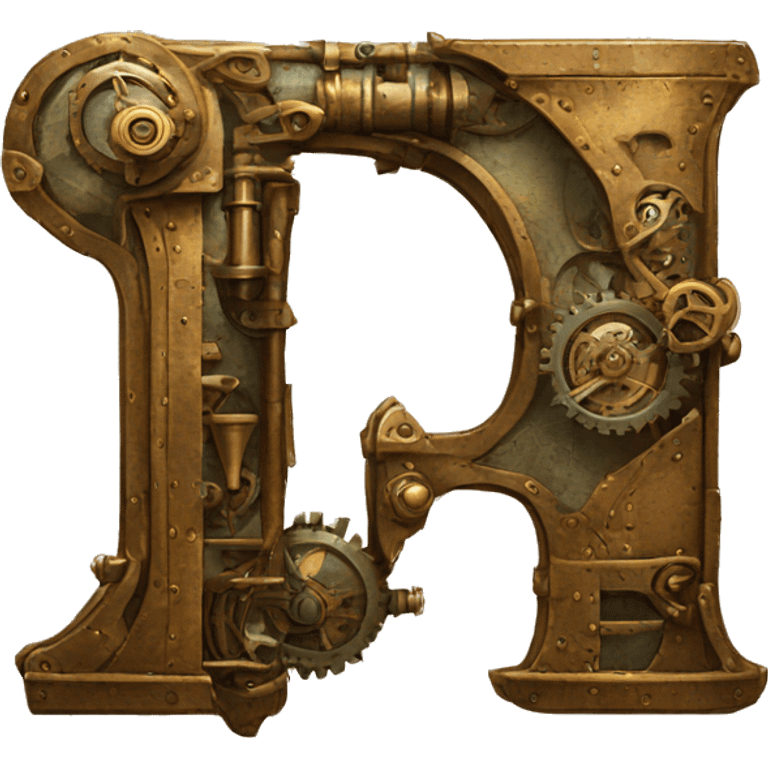 Steampunk letters  emoji