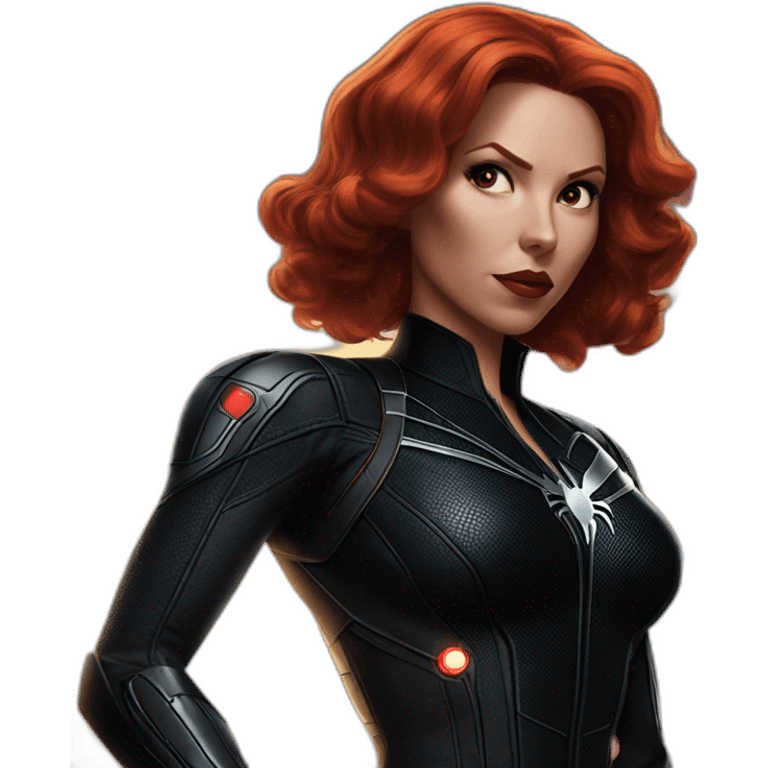 black widow marvel avengers movie emoji