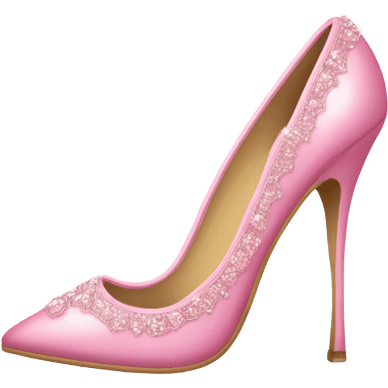  Pink aesthetic heels  emoji