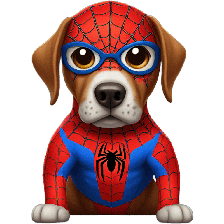 DOG in full SPIDER MAN emoji