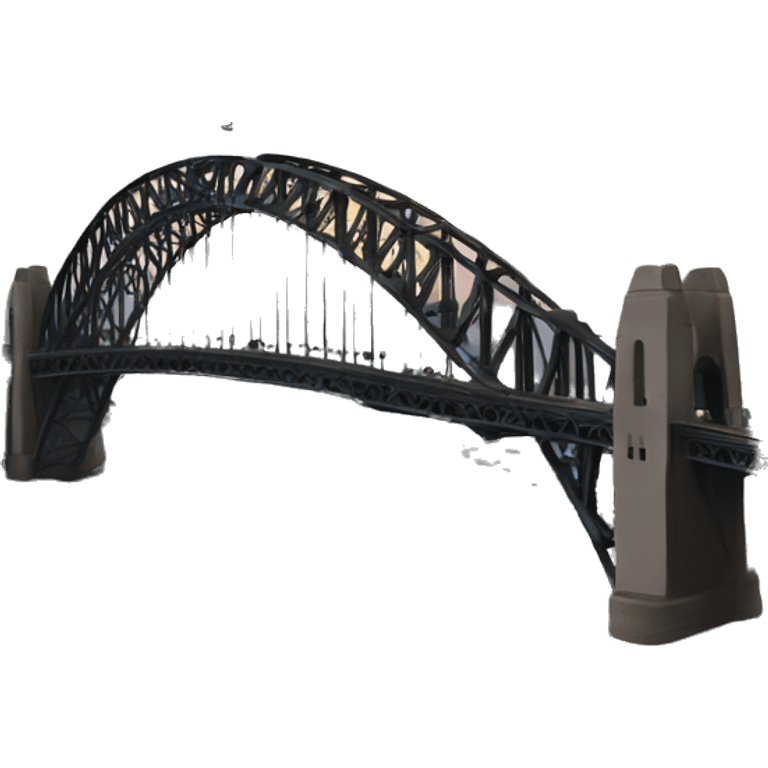 Sydney harbour bridge emoji