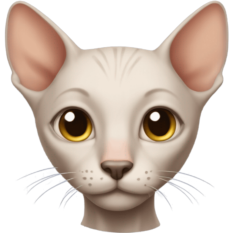 bald cat emoji