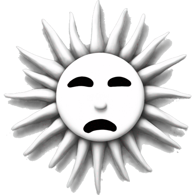 white sun  emoji