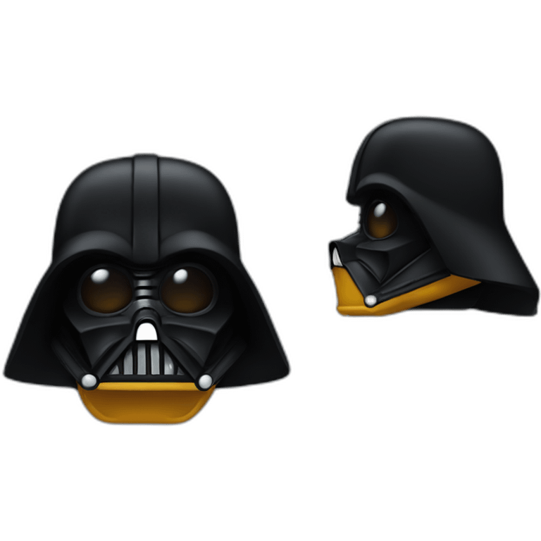 Mickey style dark vador emoji