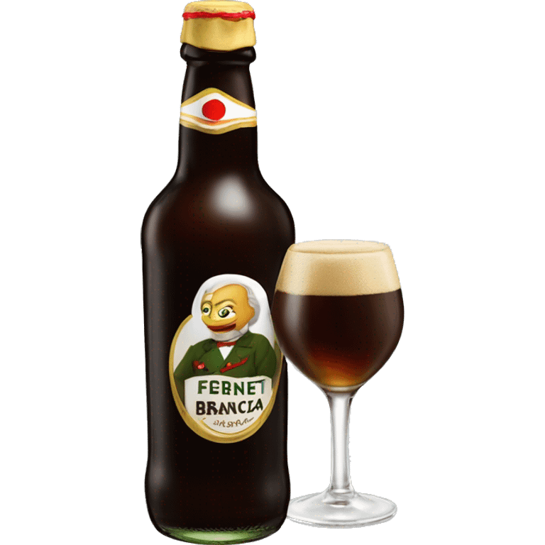 Fernet branca en botella cortada emoji