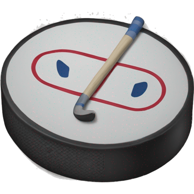 Hockey puck emoji