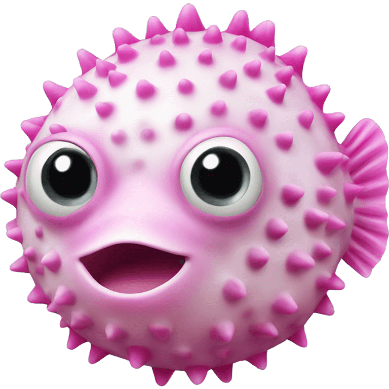 pufferfish pink emoji