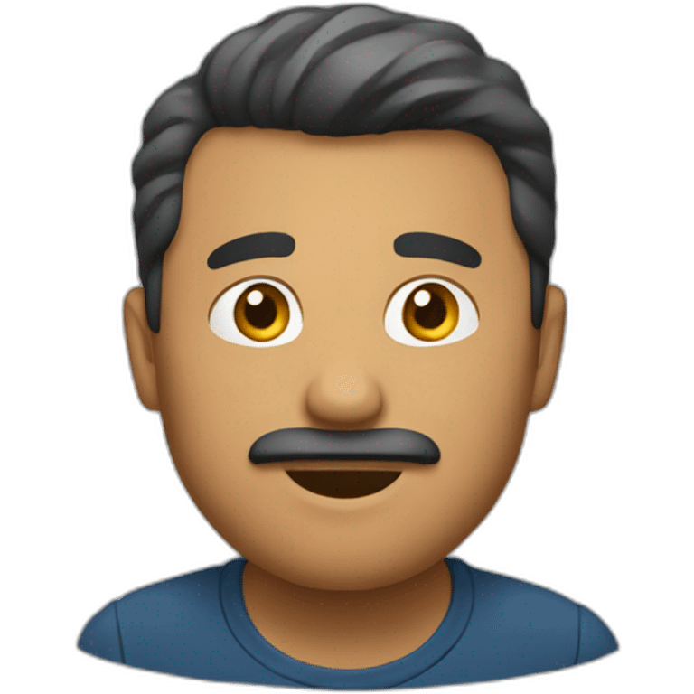 Hombre saludando emoji