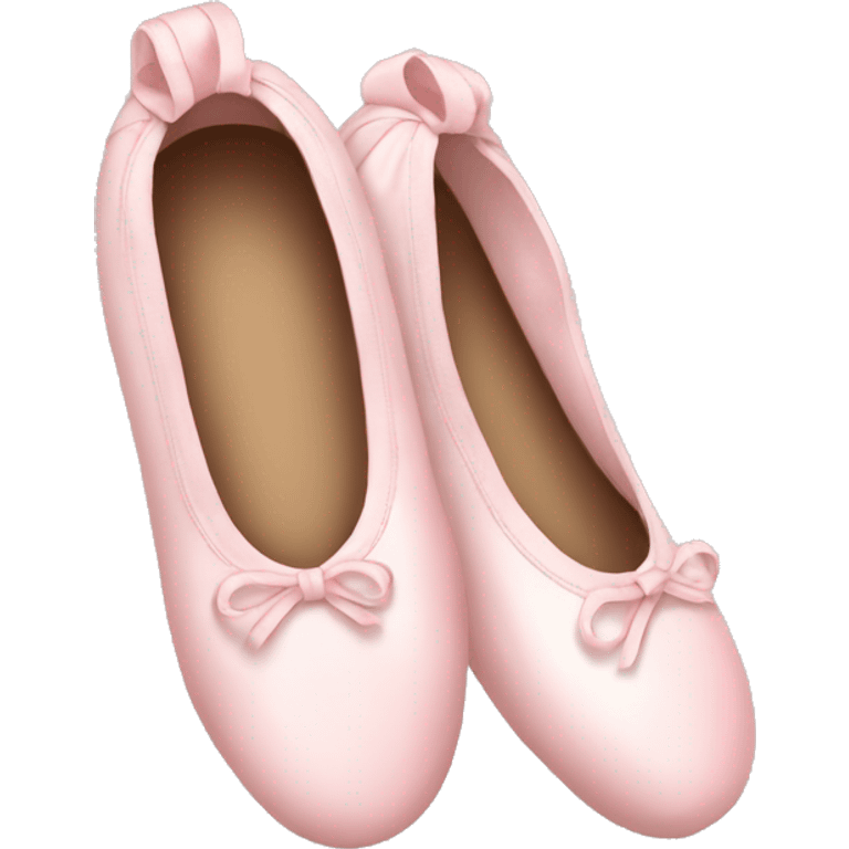 Pale pink ballet shoes emoji