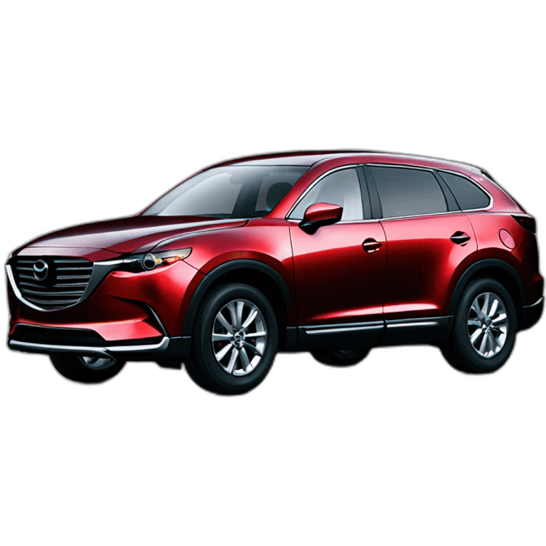 Mazda-cx9-2008-red emoji