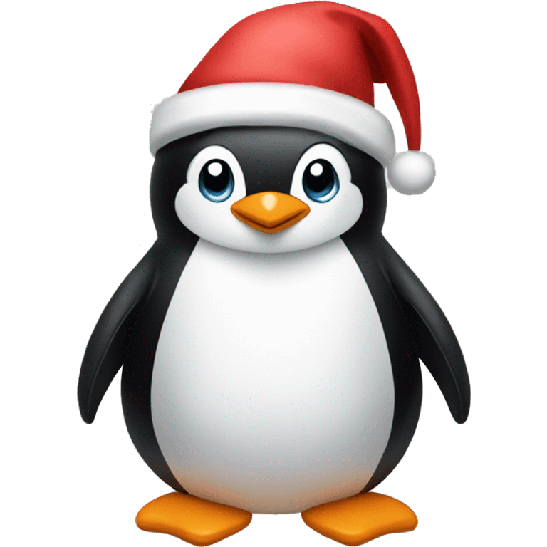 Christmas Penguin emoji