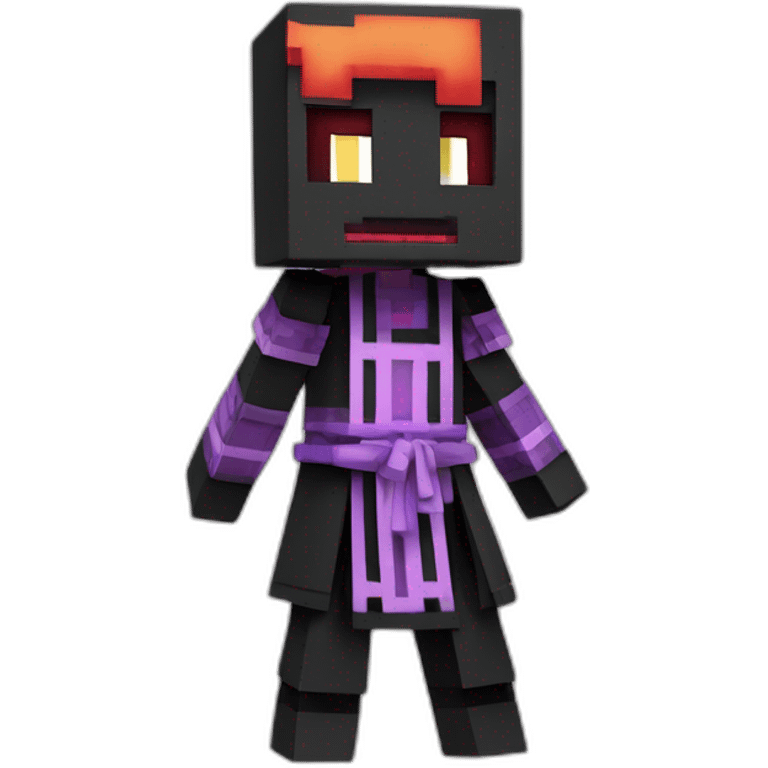 Kurosaki Ichigo minecraft style diferents poses emoji