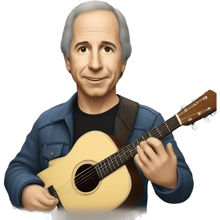 Paul Simon as shown on the French Wikipedia page of Simon and Garfunkel  emoji