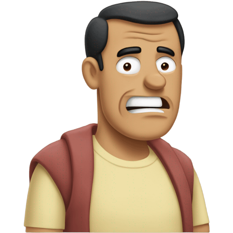 Quagmire from family guy saying Gigity  emoji