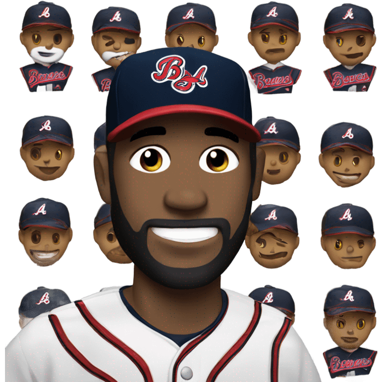 Chris Blakeney being a Braves fan emoji