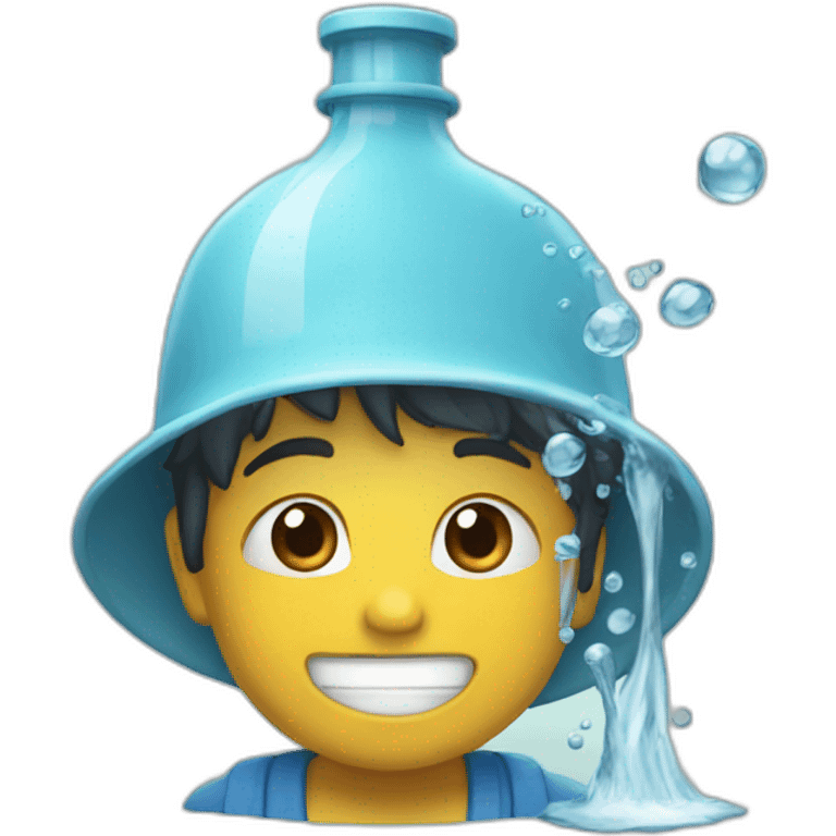 Yo tomando agua emoji