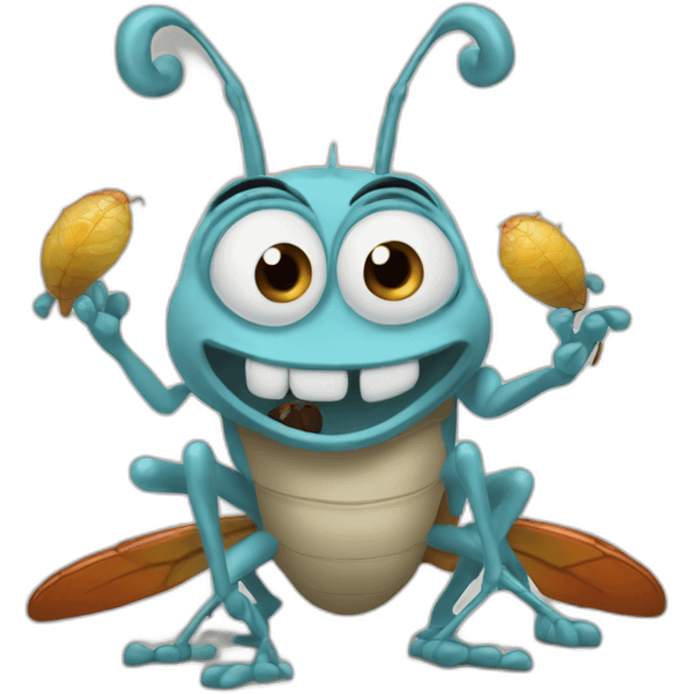 Oggy and the cockroaches emoji