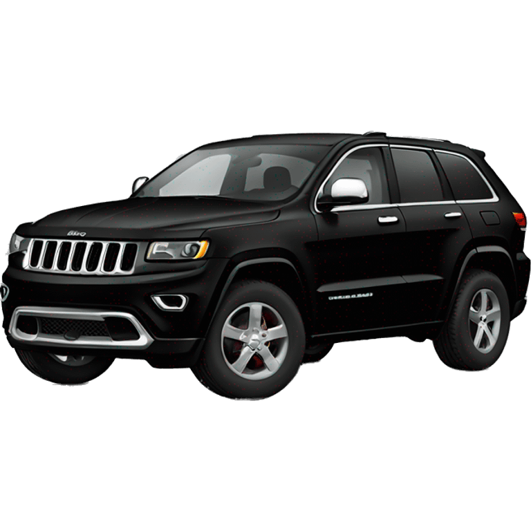 Black Jeep grand Cherokee emoji